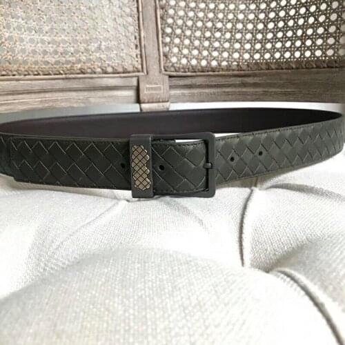 2019 New pattern Genuine leather Belt Hand knit Male and female same style Sheepskin fashion