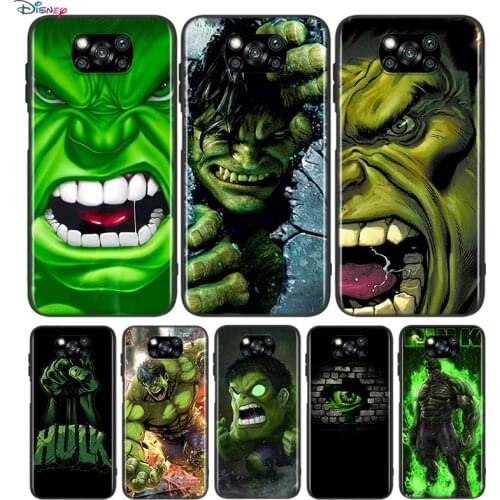 Marvel Hulk Avengers For Xiaomi Poco X3 NFC M2 X2 F2 F3 C3 M3 F1 Pro Mi Play Mix 3 A3 A2 A1 6 Lite Soft Phone Case