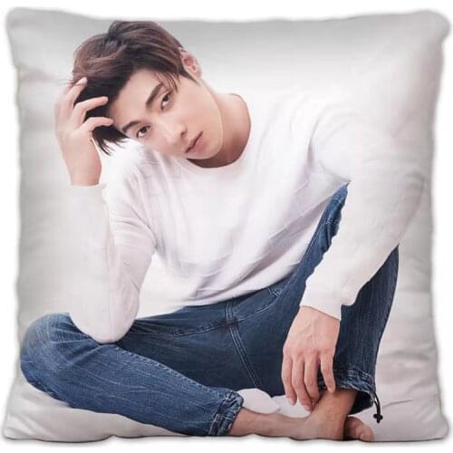 Gao Hanyu Pillowcase Pretty Scholar Yu Lexuan Same Paragraph Star Photo Poster Cushion Cover Souvenir Cojines Decor Para Sofa