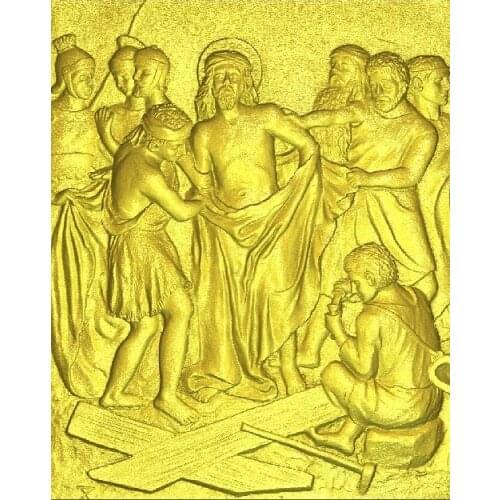 New 3d model relief for cnc in RLF file format 10 from 14 Jesus all scenes way of the cross
