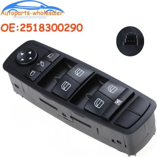 New Car Power Window Switch For Mercedes-Benz W164 GL320 GL350 GL450 ML320 ML350 ML450 ML500 R Durable 2518300290 A2518300290