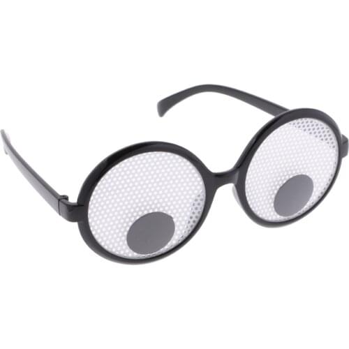 Googly Eyes Glasses - Funny Goggles Shaking Eyes - Party Sunglasses, Costume