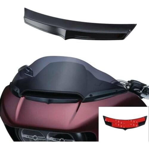 Motorcycle Front Fairing Air Flow Vent Accent Trim For Harley Road Glide FLTRU 2015-2020 chrome/black
