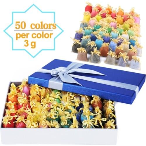 Nonvor 50 Colors Wool Roving - Handle Wool Needle Felting in Organza Gift Bags, Fibre Wet Felting DIY Craft Doll Needlework