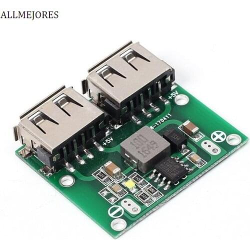 9V 12V 24V to 5V DC-DC Stepdown Voltage Regulator Dual USB Output Buck Voltage Board 3A Car Charge Charging Regulator 6-26V