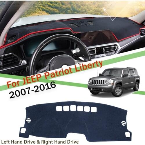 For Jeep Patriot Liberty 2007-2016 Anti-Slip Mat Front skid pad Sunscreen mat Dashboard Cover Sunshade Dashmat Accessories