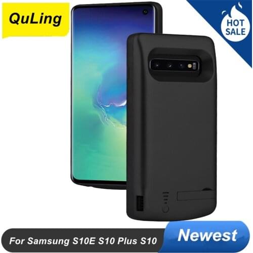 QuLing Battery Charger Case For Samsung Galaxy S10 S10E S10 Plus Battery Case For Samsung Galaxy S10 Plus Power Bank Cover