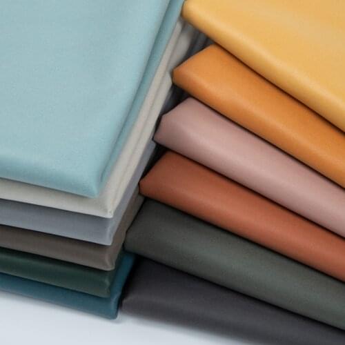 Width 57'' Solid Color Simple Comfortable Waterproof Technology Fabric By The Yard For Sofa Cushion Pillow Material