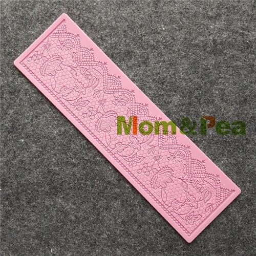 Mom&Pea GX236 Silicone Lace Mold Cake Decoration Fondant Cake 3D Mold Food Grade Silicone Mould