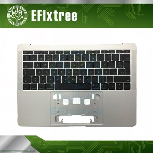 Replacement SP EMC 3164 EMC 2978 A1708 keyboard Spanish With Topcase 2016 2017 Year A1708 Palmrest For Macbook Pro Retina 13.3