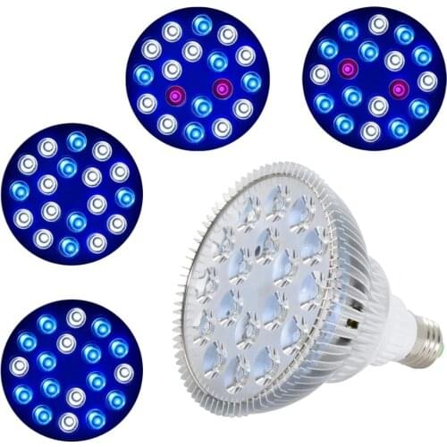 LED Aquarium Light E27 18W UV/ Blue/ Green/ White Chihiros Led Aluminum Aquarium LED Light For Fish Plant Coral Growing Lamp
