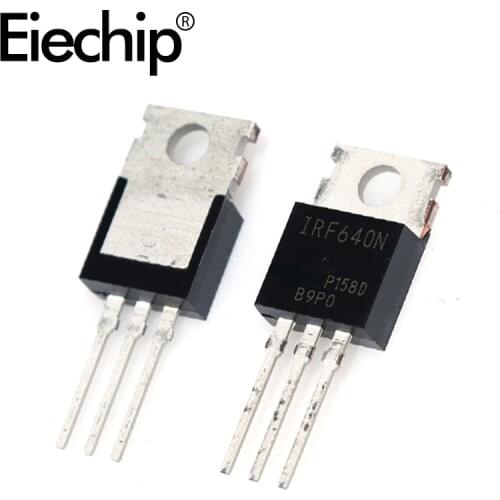 Transistor-FET MOSFET-Single TO-220AB IRF540 IRF640 IRF730 IRF740 IRF830 IRFZ44 IRF1404 IRF1405 IRF2807 IRF3205 IRF3808 IRF3710