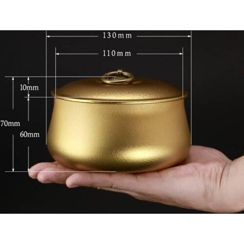 Medium-Sized Dog Urn Cremation For Pet Ashes Keepsake Memorial Casket Animal Funeral Keepsake Iron Urns For Cat Farm Animals