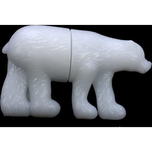 Polar Brown bear pen drive 8GB 4GB 16GB 32GB 64GB cartoon animal usb flash drive pendrive 128GB 256GB memory stick white u stick