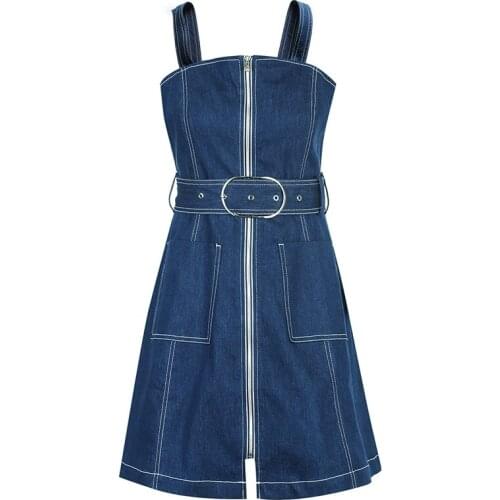 VSUE Fashion Denim Dresses