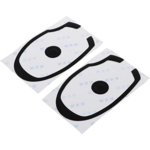 2 Sets 0.6mm Thickness Mouse Feet Mouse Skates for Razer Naga Lava Version