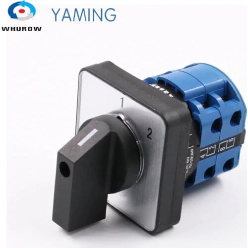 20A Universal Conversion LW26-20/2 Two Positions 2 Section Dual Power Selection Rotation Combination Bidirectional Cam Switch