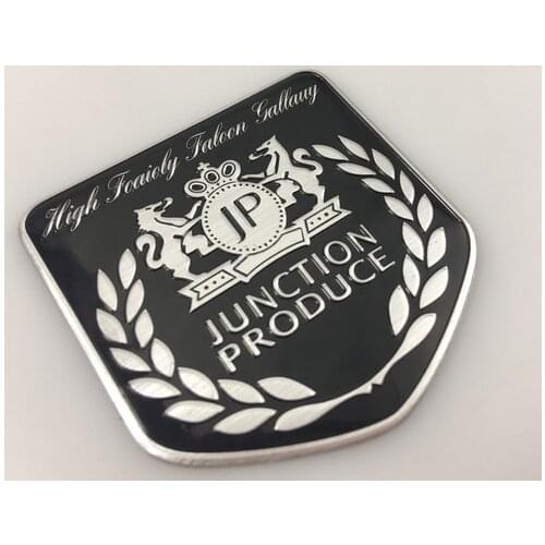 Auto Modified Metal Junction PRODUCE JP Luxury VIP Trunk Side Seal Decal Sticker Badge Car Accessories
