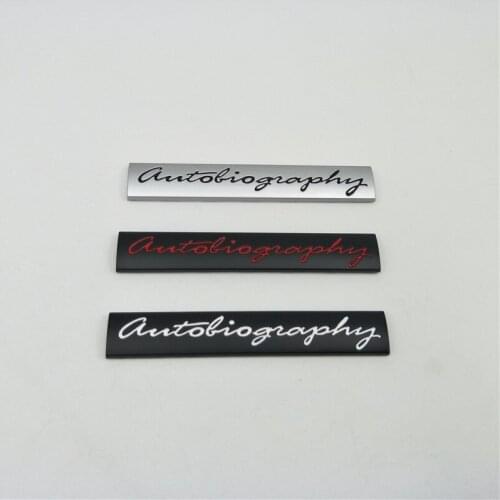 For Land Rover Range Rover Sport Autobiography Supercharged Emblem Metal Rear Trunk Tail Logo Nameplate