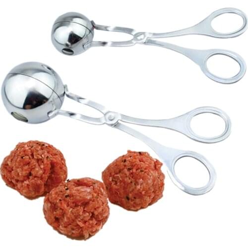 Goldbaking Stainless Steel Meat Baller Meatball Maker Meatballer Scoop Cake Pops Mold