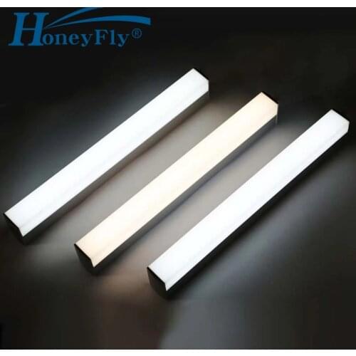 HoneyFly Simplicity LED Mirror Light 8W 30/40cm Strip Bathroom Light Cabinet Makeup Wall Lamp Vanity Lighting Fixtures