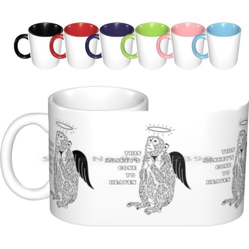 Pixies-Monkey Gone To Heaven Ceramic Mugs Coffee Cups Milk Tea Mug Pixies Alternative Boston Monkey Gone To Heaven Monkey Eco