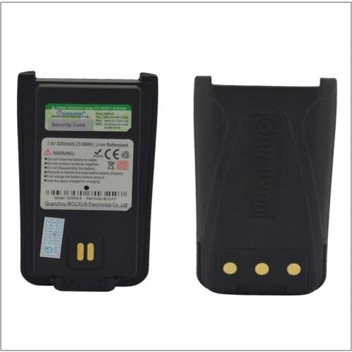 Li-ion Battery Pack 7.4V 3200mAh for Wouxun KG-828 Portable Walkie Talkie
