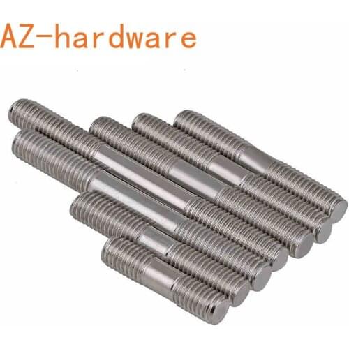 M3-m8 standard 304 stainless steel stud bolt stud screw stud screw 5PCS