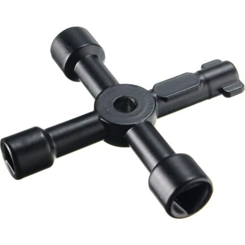 Multi function Utility Cross Key Wrench Plumber Wrench For Gas Electric Meter Cabinets Bleed Radiators
