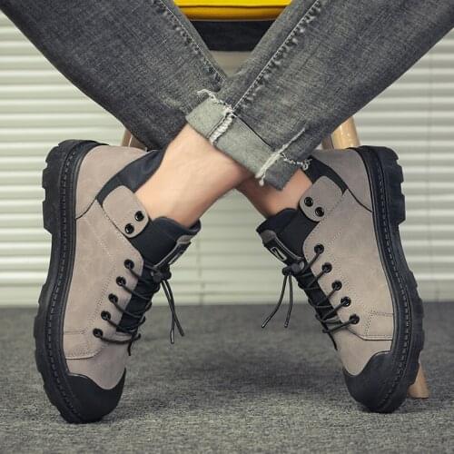 Men Shoes Autumn Winter New Fashion Comfortable Men Shoes Comfortable Sneakers Men High Quality Men Leather Casual Shoes