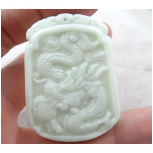 Natural stone Turquoises Quartz crystal hand-carved Dragon amulet pendant for diy jewelry making necklace Accessories