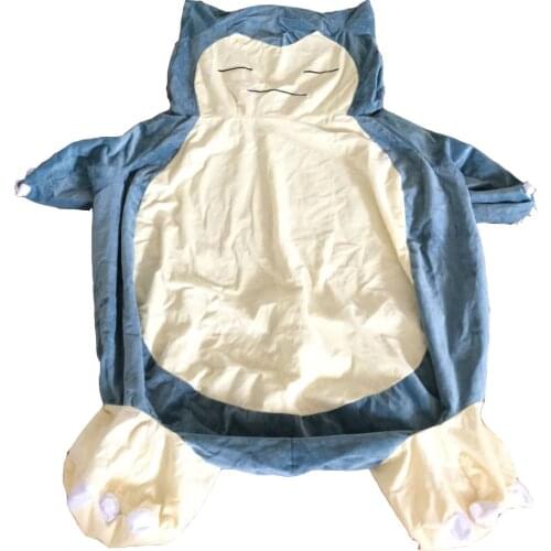 30-200cm Snorlax plush pillow Big soft anime snorlax plush toy With Zipper Only Cover No Filling kids gift for Christmas