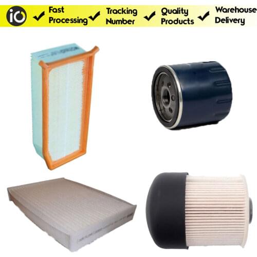 Genuine Service Maintenance Filter Set for Renault Dacia Dokker 1.5 dCI (Oil-Fuel-Air-Pollen Filter)Fast Shipment From Warehouse