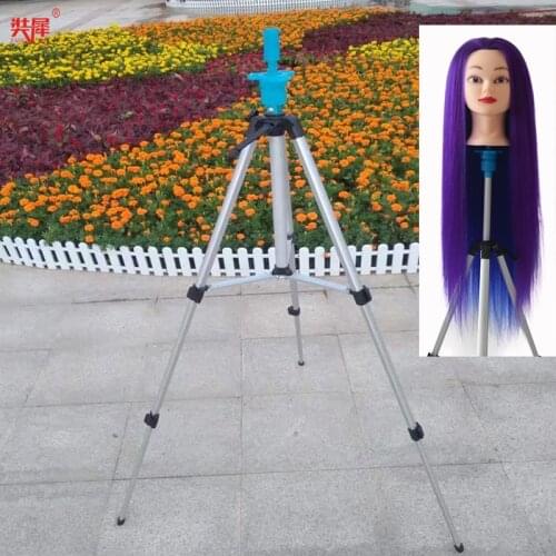 Hot Sale Aluminum Alloy Mannequin Training Head Tripod Mannequin Head Holder Dolls Head Stand Clamp Wig Head Training Tools