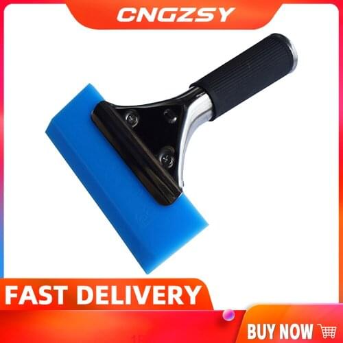Rubber BLUEMAX Blade 13*5cm Handle Water Wiper Ice Scraper Glass Clean Squeegee Car Snow Shovel Window Tint Vinyl Wrap Tool B13