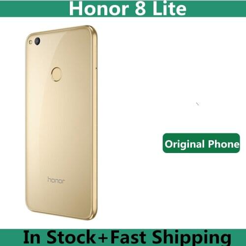 International Firmware Honor 8 Lite Smart Phone Fingerprint 5.2" Screen Android 7.0 Kirin 655 12.0MP Dual Camera GPS Bluetooth