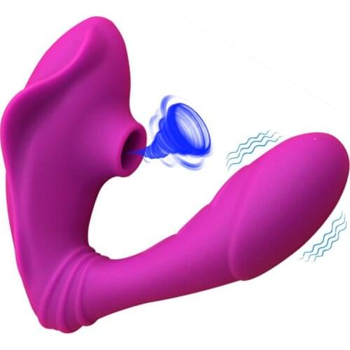 Vagina Sucking Vibrator 10 Speeds Vibrating Sucker Oral Sex Suction Clitoris Stimulator Erotic Sex Toy for Women Sexual Massager
