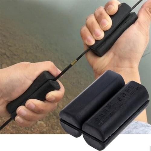 1pc New Arrive Rubber Shrink Device Non-slip Rod Black Fishing Supplies Rubber Retreat Rod Device