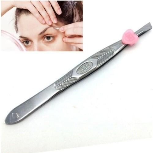 1PCS Eyebrow Tweezer For Perfect Eyebrows Small No Rust Makeup Beauty Tool Sliver High Quality