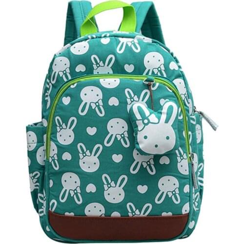 2021 School Backpack Anti-lost Kids Baby Bag Cute Animal Prints Children Backpacks Kindergarten School Bag Aged 1-3