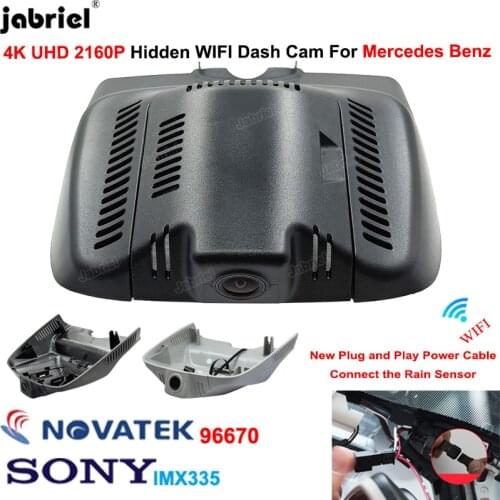 4K 2160P Plug and Play Car Dvr Dash Cam For Mercedes Benz GLK Class x204 glk 250 280 300 350 200d 220d 250d 320d 350d 2008-2021
