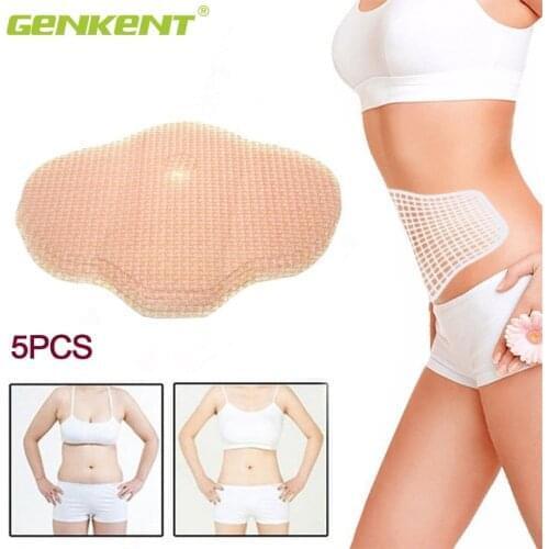 5 Pcs Women Belly Slimming Wonder Patch Abdomen Treatment Fat Burning For Weight Loss
