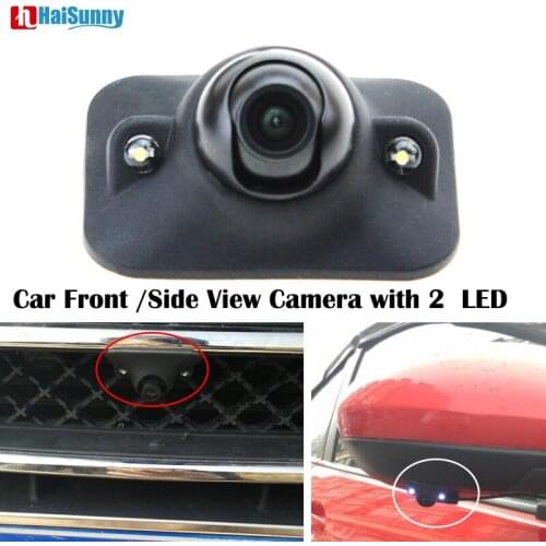 HaiSunny Side Camera Left Right Hidden Mini Waterproof LED Night View Without Drilling For Video Player DVD android