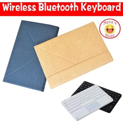 10.1" Local Language Wireless Bluetooth Keyboard Case For ALLDOCUBE M5 Tablet PC,Protective Cover Case For CUBE M5 And 4 Gifts
