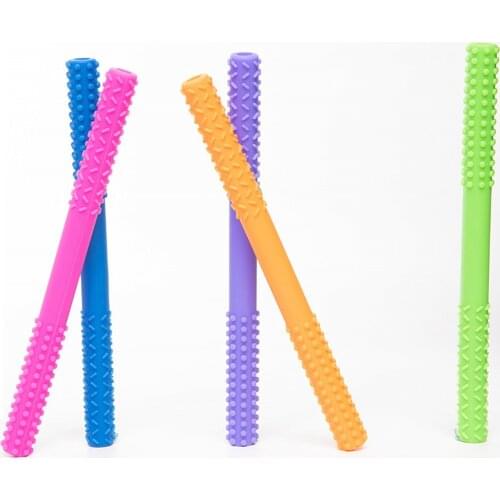 Baby Hollow Tube Teether Toy Infants Soother Nursing Chew Molar Stick Avoid Eat Finger Gift For Infant