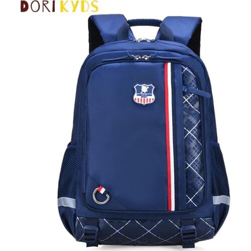 DORIKYDS New Casual Children Waterproof Shoulder Backpack Primary And Secondary School Students School Bag