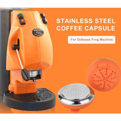 Stainless Steel Coffee FIlter Pods Reusable Coffee Capsules For Didiesse Frog Revolution Coffee Machine
