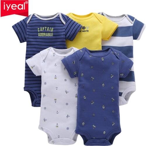 IYEAL Bodysuit With Short Sleeves For Babies
