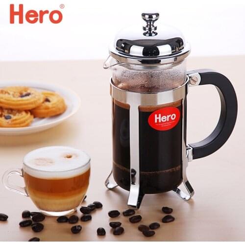 800ml Coffee Pot Maker Glass Press Tea Pot Coffee Percolator Pots French Press Pots Coffees Percolator Tool For Tea Filter Cup