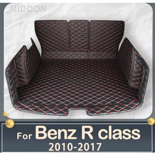 MIDOON Car trunk mat for Benz R class seven seat 2010-2017 cargo liner carpet interior accessories cover